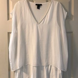 WHBM white top women’s sz L